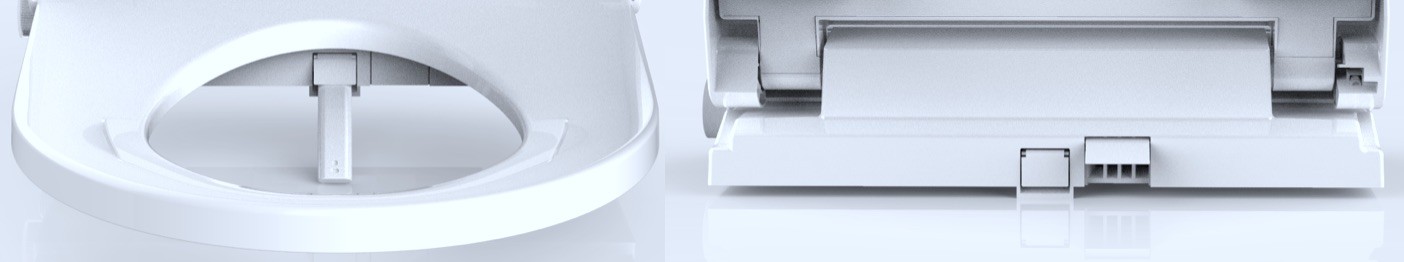 La télécommande abattant toilette permet de contrôler la buse de lavage et la ventilation de séchage