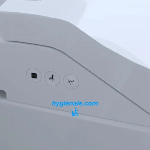 Commande latérale simplifiée pour lavage et séchage sur abattant WC japonais