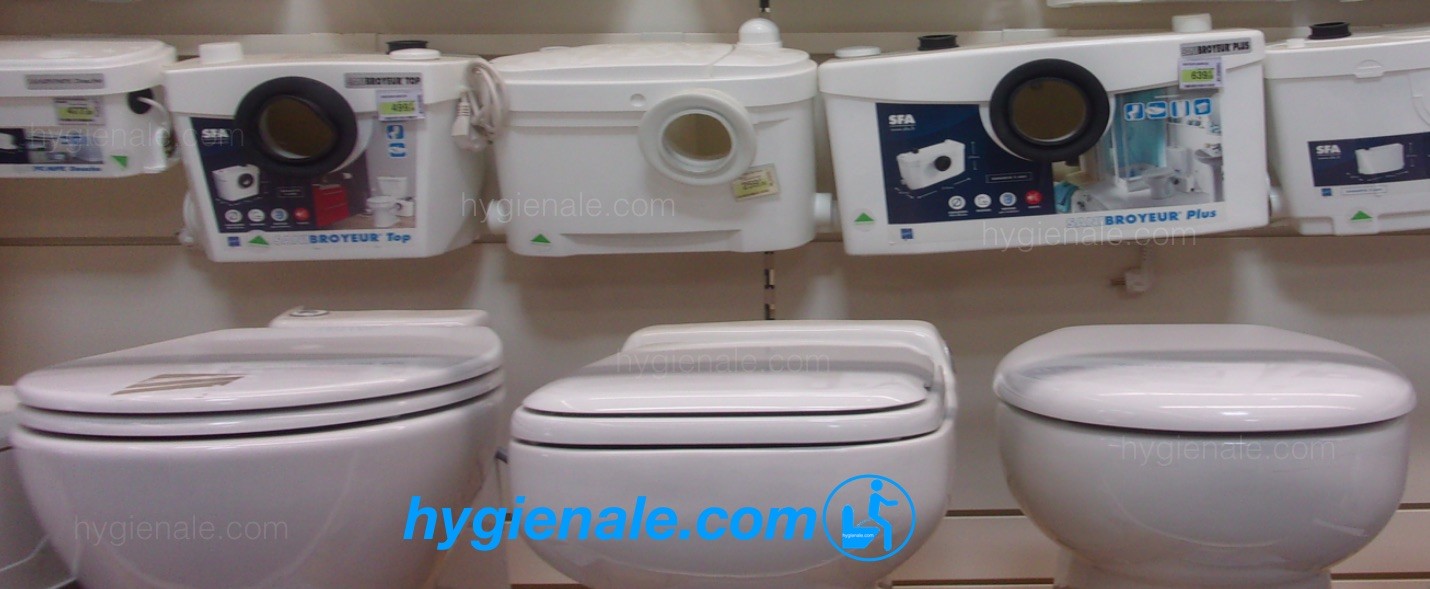 L'équipement qui s'impose au sanitaire broyeur est un accessoire kit ou abattant avec douchette.