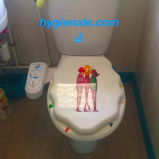 kit wc japonais sur une cuvette classique