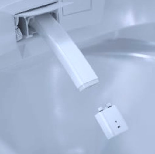 Photo de la tete amovible de la buse de l'abattant wc japonais électronique