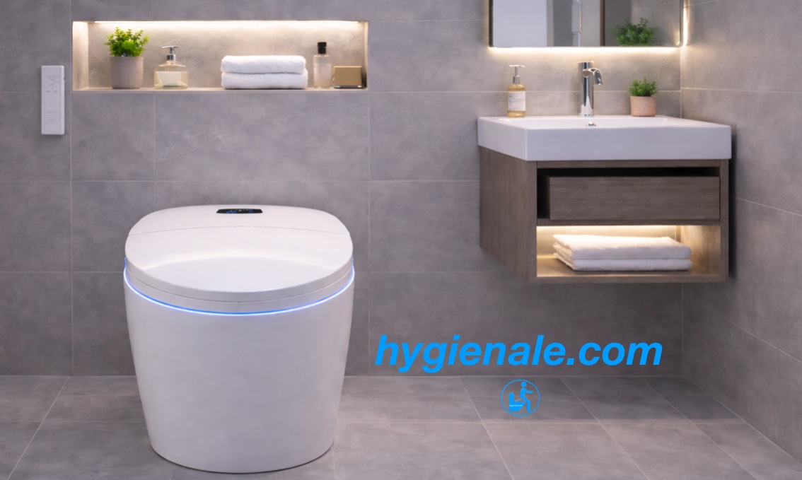 le wc intelligent est une toilette moderne japonaise