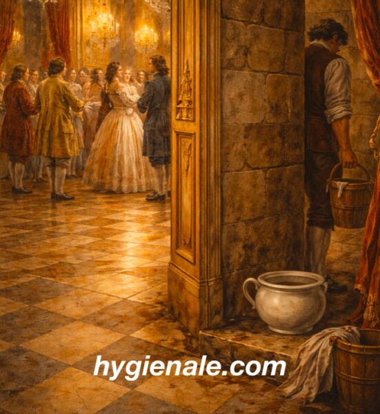 toilette pot de chambre au chateau