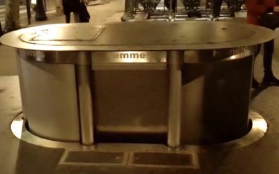 Des wc ascenseurs Urilift à Paris qui sortent de terre pour la vie nocturne