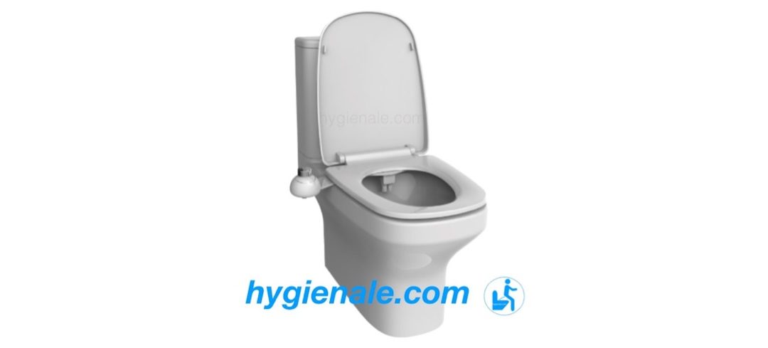 Le wc bidet intégré assure la toilette intime sur la cuvette