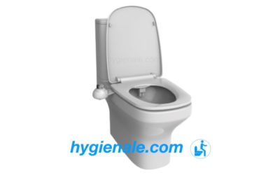 Le wc bidet intégré assure la toilette intime sur la cuvette