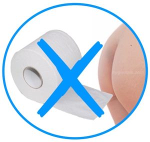le wc japonais permet de supprimer l'usage du papier toilette
